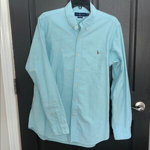 Ralph Lauren vintage Men’s light blue Button-Down Oxford Shirt size Large